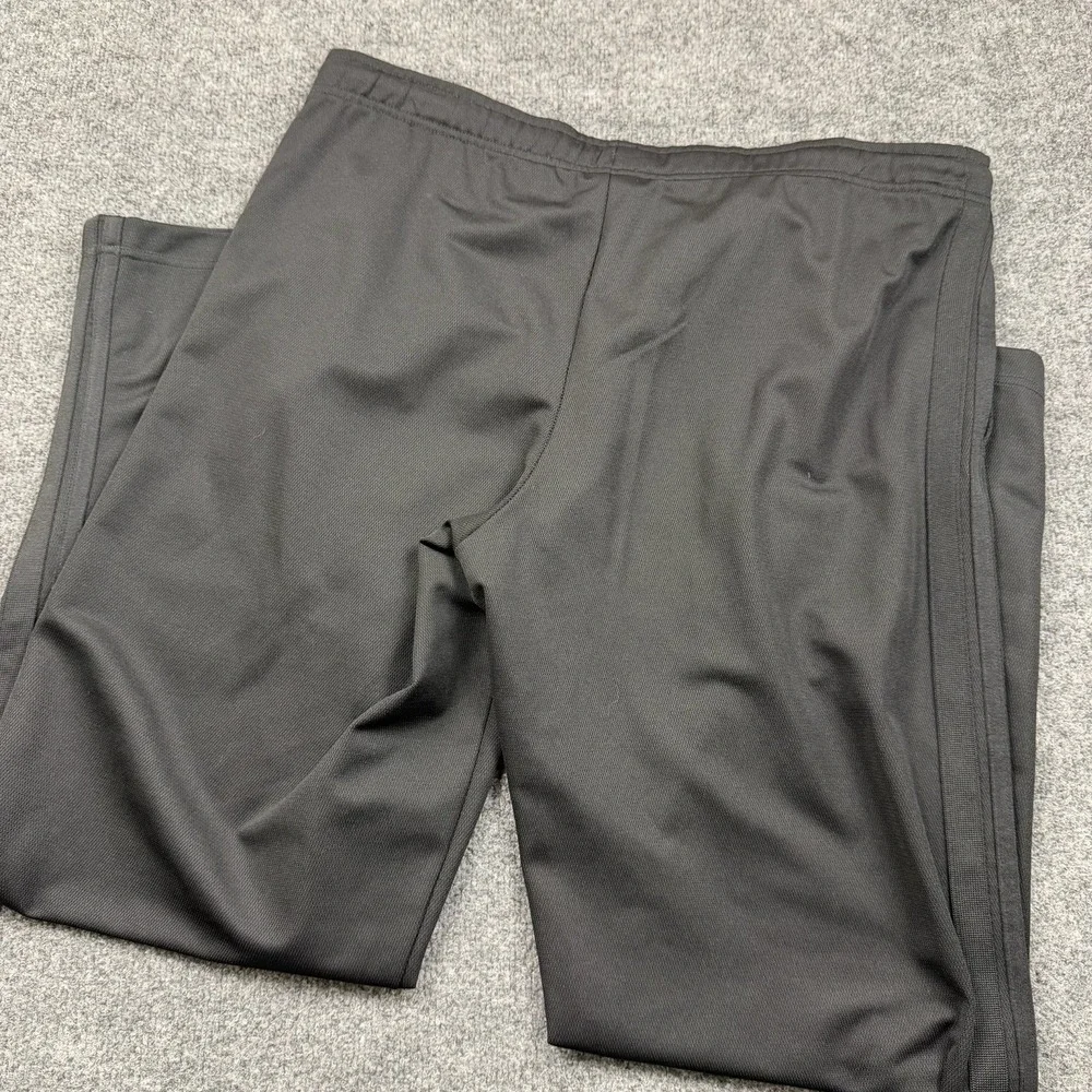 Nike Dri Fit Track Pants Mens Medium Black Vintage Y2K Gray Tag Athletic Joggers